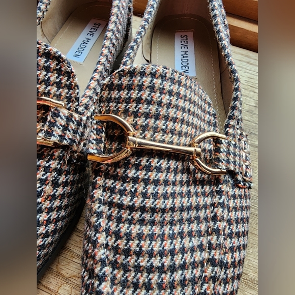 Steve Madden Carrine Plaid Loafers, Size 8.5M - Picture 3 of 9